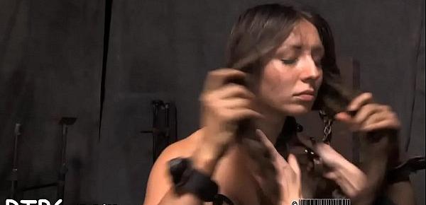  Facial and pussy torture for sweetheart